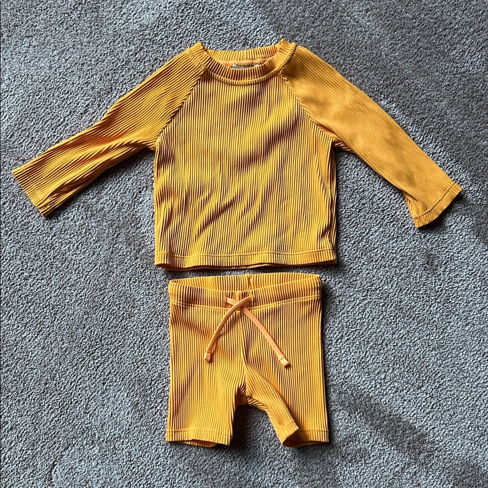 H&M UV blocking baby swimsuit set